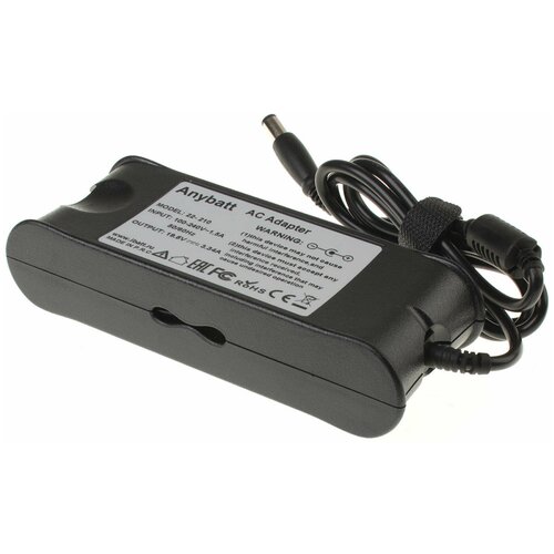 Блок питания Anybatt 22-U9-210 19,5V 3,34A, 65W, 7.4*5.0 mm, pin для Dell Inspiron 1121, Inspiron 600M, Vostro 2421, Inspiron 1425, Inspiron 500M, Vostro 1420, Inspiron 11 (3135), PP40S, Vostro 1200, Inspiron 13z (N311z), Inspiron 13,