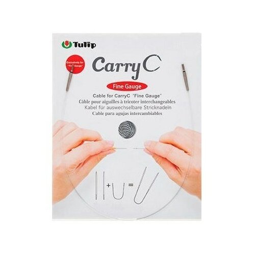 Тросик для съемных спиц CarryC Fine Gauge, длина 60см, пластик, Tulip, CTMM-71