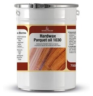 Borma Wachs Масло для паркета Borma Wachs с воском 1030 Hardwax Parquet Oil 1 л. Бесцветный