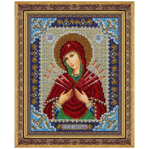Набор для вышивания Паутинка Б716 Пресвятая Богородица Семистрельная набор для вышивания паутинка б711 пресвятая богородица казанская
