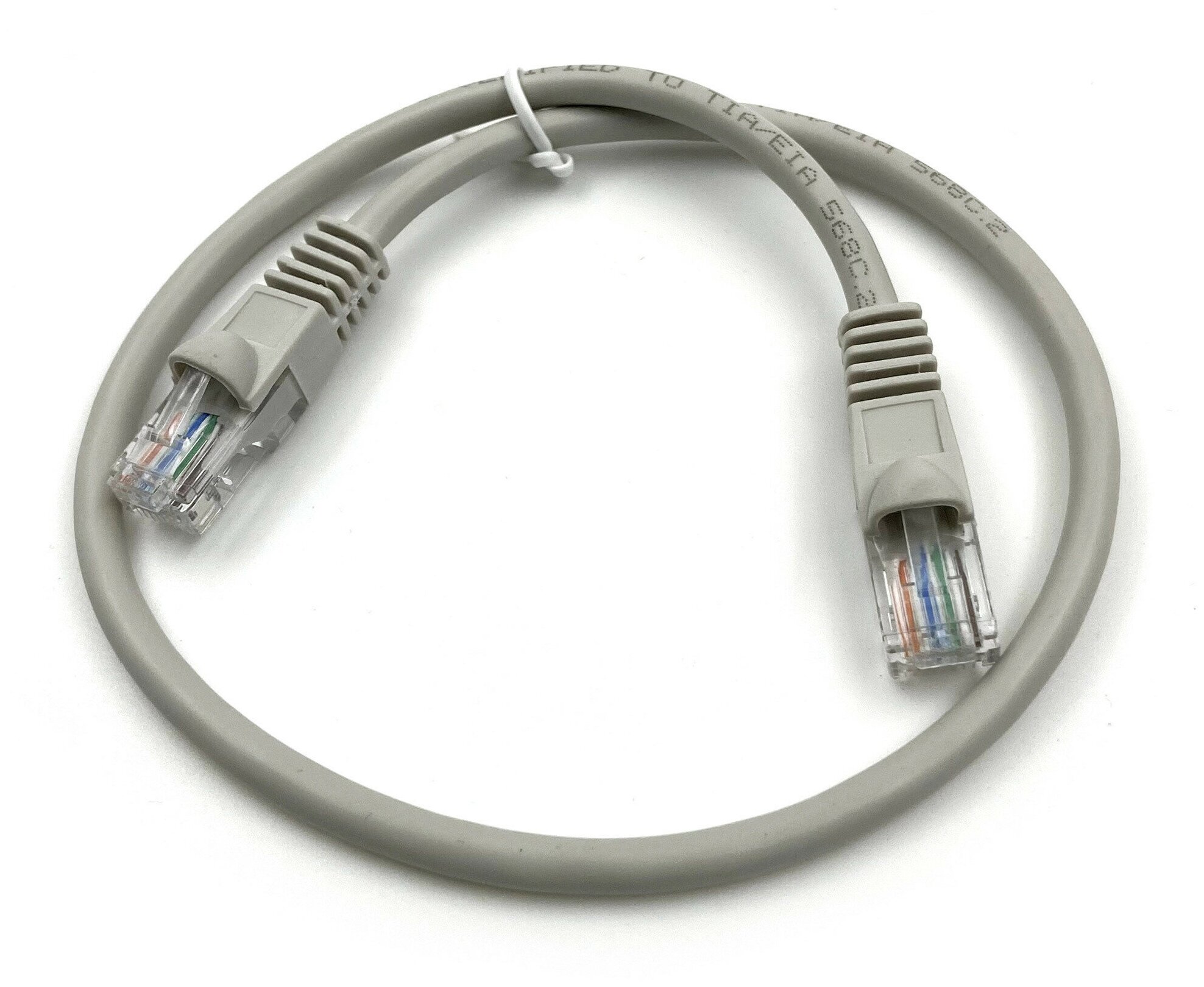 Патч-корд Buro UTP 4 пары cat5E CCA molded 0.5м серый RJ-45 (m)-RJ-45 (m)