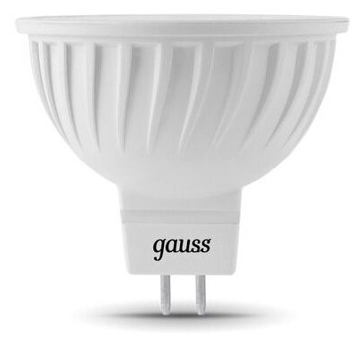 Лампа Gauss MR16 12V 5W 500lm 3000K GU5.3 LED