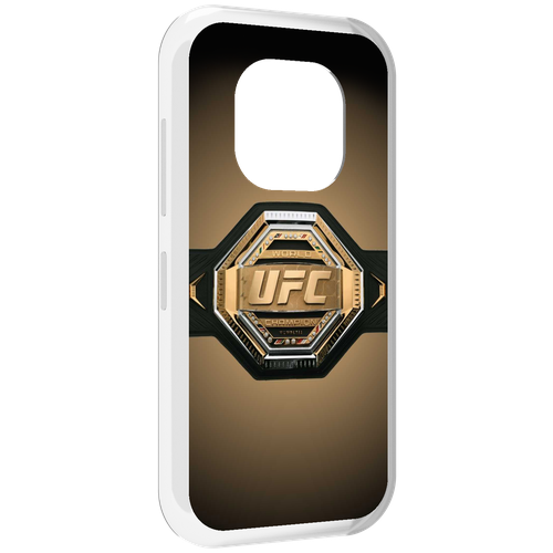 Чехол MyPads UFC единоборства мужской для Doogee V20 задняя-панель-накладка-бампер