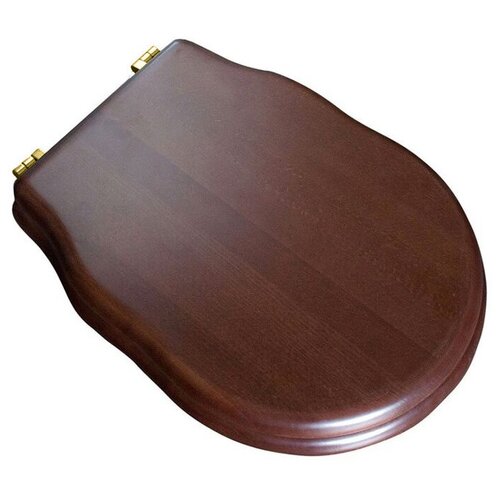 фото Сиденье для унитаза belbagno boheme деревянное с механизмом microlift, петли золото bb115scw-oro