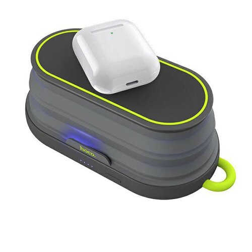 Power bank Внешний аккумулятор Повербанк 4в1 S9 5000mAh с функцией беспроводной зарядки и ночником цвет черный 434600₽