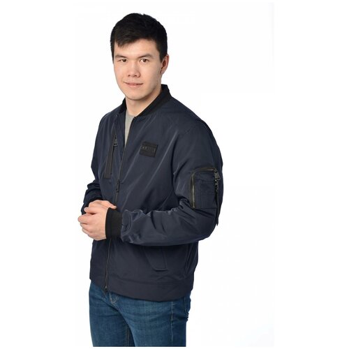 Куртка мужская CLASNA 010 размер 50, темно-синий