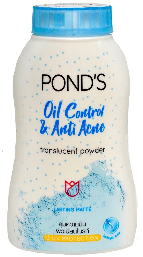 Ponds Рассыпчатая пудра Oil Control & Anti Acne 1 шт. белый 50 г