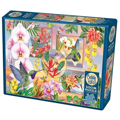 Купить Пазл Cobble Hill Колибри и орхидеи (85061), 500 дет.