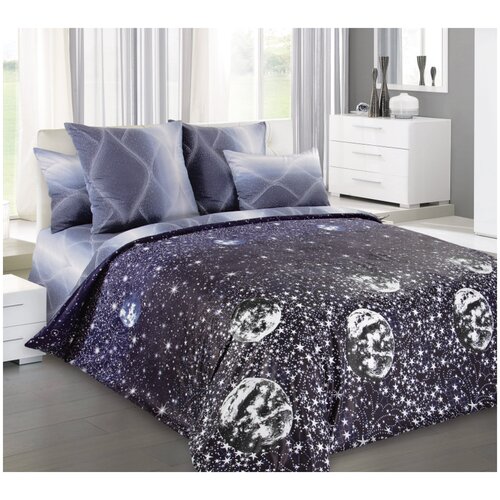 фото Постельное белье текс-дизайн «песня звезд 1», перкаль (евро)