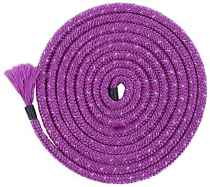 Нейлоновая скакалка для художественной гимнастики Chanté Cinderella Lurex Purple, 3м