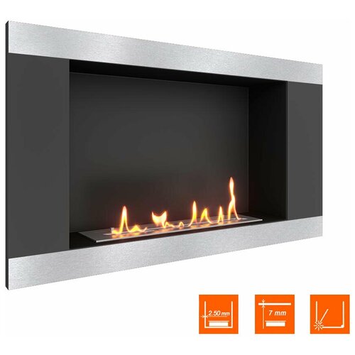 Биокамин в нишу SteelHeat LONG-H 900 (Стандарт)