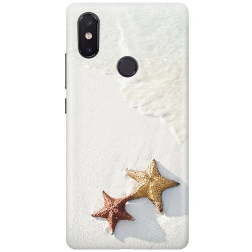 фото Силиконовый чехол на xiaomi mi 8 se / сяоми ми 8 се с принтом "две морские звезды" gosso