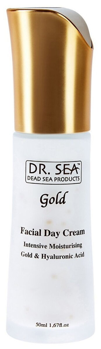 Dr. Sea Intensive Moisturising Gold & Hyaluronic Acid крем для лица с коллоидным золотом и гиалуроновой кислотой, 50 мл