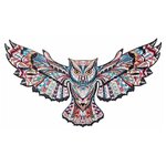 Деревянный пазл «Лесная сова» 58 x 33 см средний - изображение