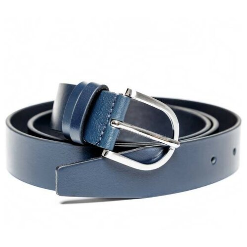 фото Женский кожаный ремень lakestone forty dark blue 10124/db