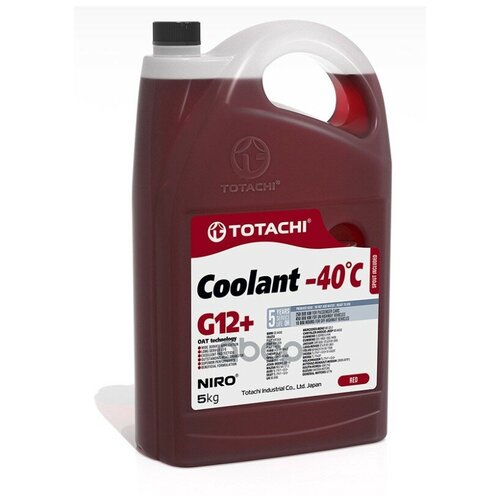 Антифриз Красный -40c 5кг G12+ Niro Coolant TOTACHI арт. 43105