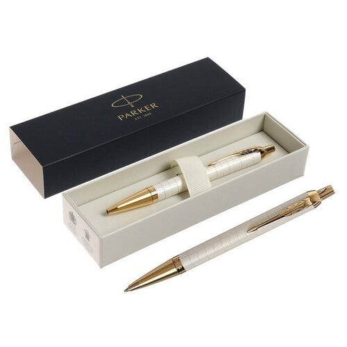 ручка шариковая parker im premium pearl gt чернила синие жемчужная подар уп 2143643 Ручка шариковая Parker Im Premium Pearl GT, чернила синие, жемчужная, подар/уп 2143643