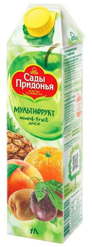 Сок Сады Придонья мультифруктовый с мякотью 1л