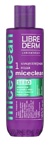 Librederm мицеллярная вода Miceclean Sebo, 200 мл, 250 г