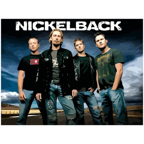 Картина по номерам на холсте Nickelback - 292