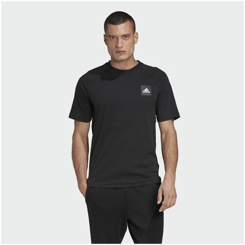 фото Футболка adidas mhe tee sta черный s fl4003