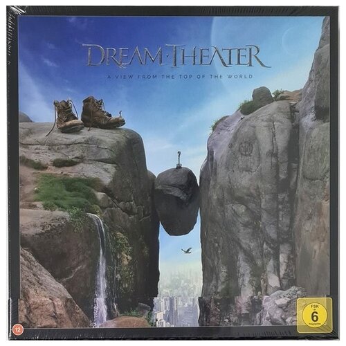 dream theater виниловая пластинка dream theater a view from the top of the world coloured DREAM THEATER A VIEW FROM THE TOP OF THE WORLD, Deluxe , Limited Edition Box Set, 180g Gold Vinyl, (2LP+2CD+Blu-Ray)