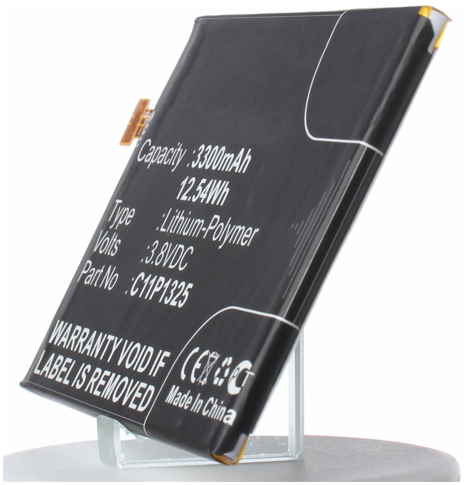 Аккумулятор iBatt iB-U1-M850 3300mAh для Asus ZenFone 6, A600CG, T00G, ZenFone 6 (A600CG), A600, Z6,