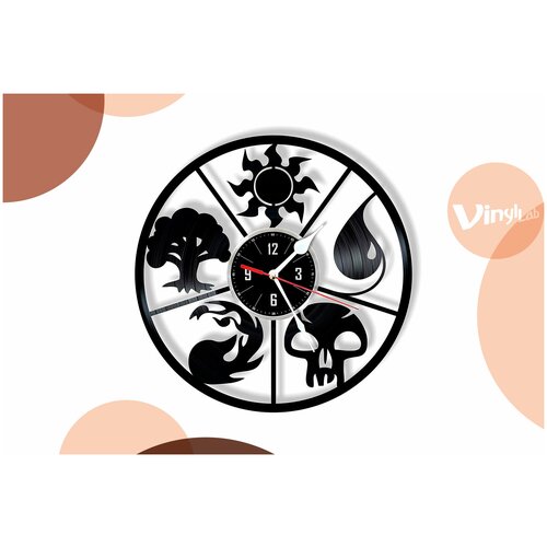 Magic: The Gathering — часы из виниловой пластинки (c) VinylLab