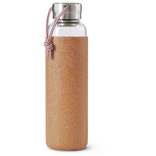 фото Бутылка для воды стеклянная 600 мл светло- коричневая black + blum