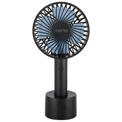 MARTA MT-FN2547 черныйголубой вентилятор портативый 60900₽