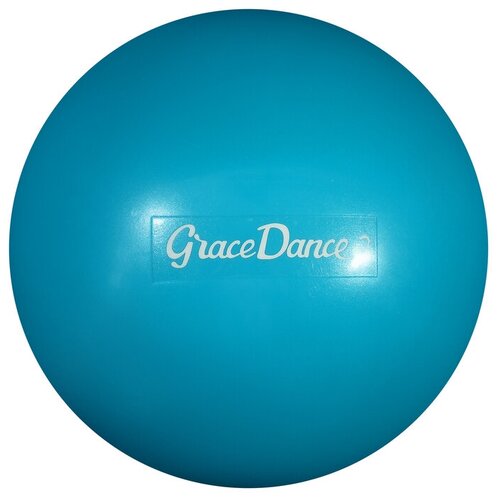 фото Мяч для художественной гимнастики 16,5 см, 280 г, цвет голубой без бренда