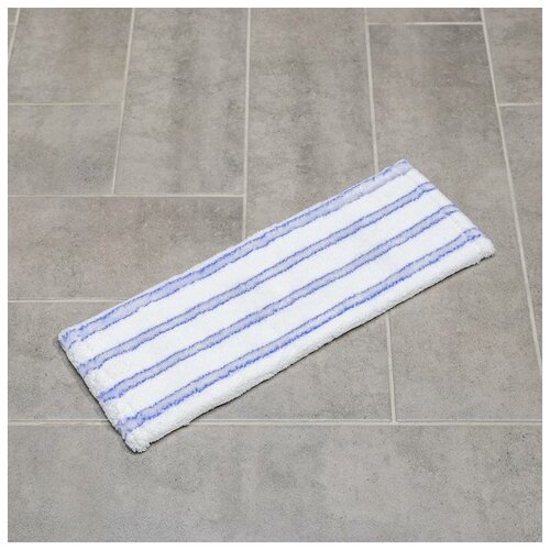 фото Моп микрофибра с мягкими абразивными вставками, крепление «карман» + «уши», 40 см mikimarket