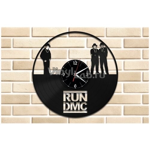 Run DMC — часы из виниловой пластинки (c) VinylLab