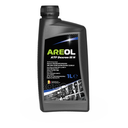 Areol Atf Diii H (1l)_жидк. Красн. Для Акпп И Гур! Dexron Iid/Iie/Iiif/Iiig/Iiih, Man 339 Typ Z1/V1 AREOL арт. AR079