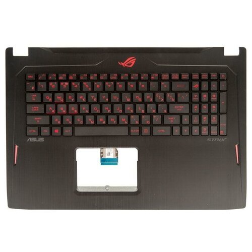 Клавиатура для ноутбука Asus GL702ZC-1A с топкейсом подсветкой черная UI раскладка RU лазерная гравировка 7993₽