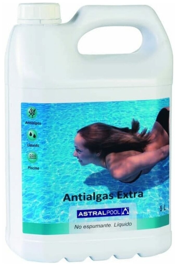 Альгицид EXTRA 5л. Концентрированная непенящаяся жидкость от водорослей. Профессиональная химия для бассейна (AstralPool Испания). - фотография № 5