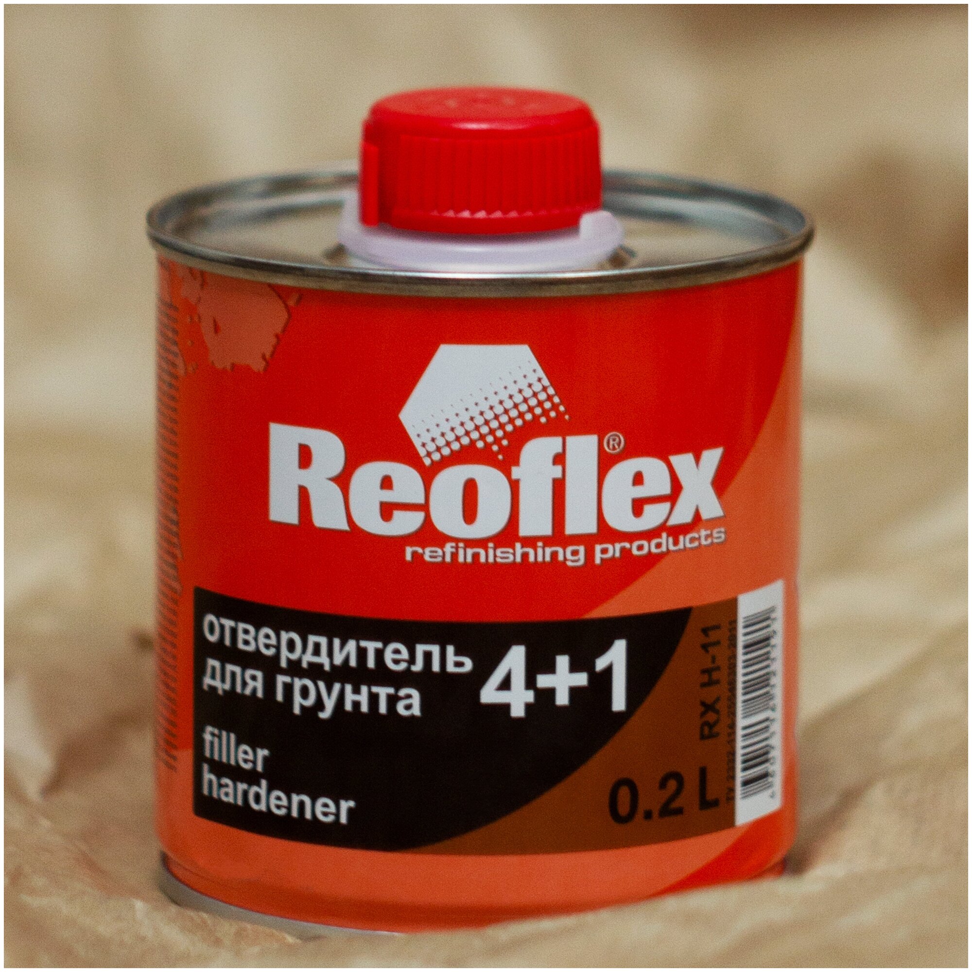 REOFLEX RX F-06/800+RX H-11/200 серый Грунт акриловый "REOFLEX" 2K 4+1 (0,8 л) (серый) (+ отвердитель (0,2л))