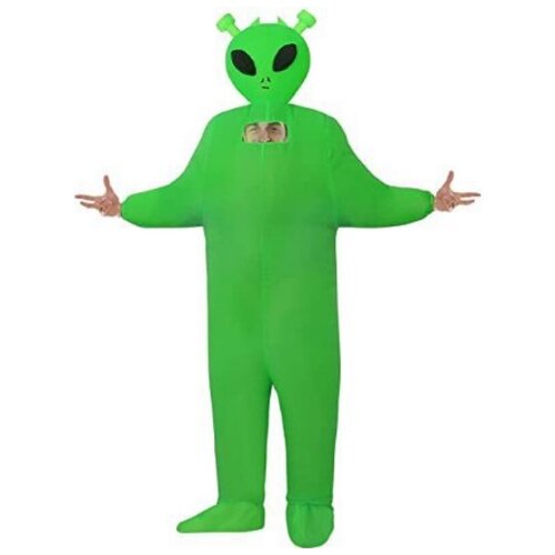фото Костюм надувной для взрослого зеленый инопланетянин ух ты!