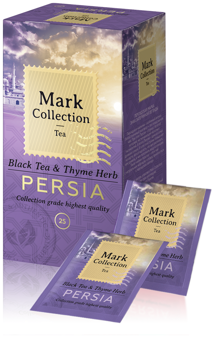 Чай черный с чабрецом Mark Collection "PERSIA", 25пак. - фотография № 2