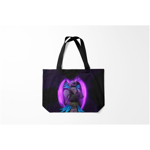 фото Сумка-шоппер / 46х35 см / геймерам / fortnite raven burnettie