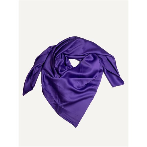 Платок , 90х90 см, фиолетовый, синий