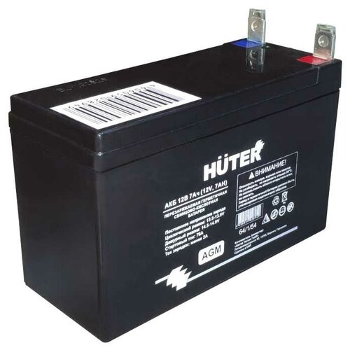 Аккумуляторная батарея Huter АКБ 12В 7Ач