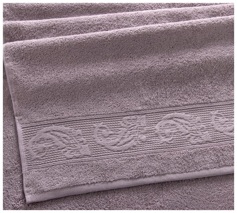 Текс-Дизайн Полотенце махровое Нежность легкий розовый (50x90) - фотография № 1
