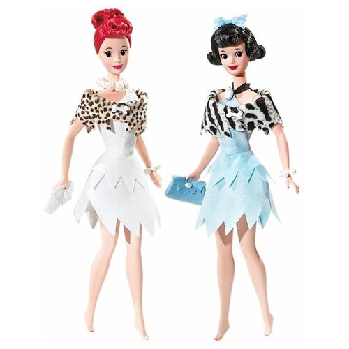 Набор кукол Barbie The Flintstones Giftset (Барби Флинстоуны) кукла barbie a model life giftset барби гардероб модели