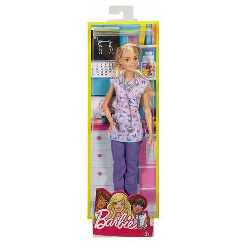 Купить Кукла Mattel Barbie из серии «Кем быть» DVF50/DVF57 медсестра