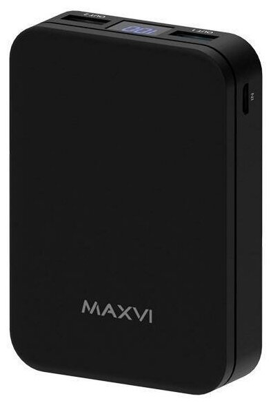 Внешний аккумулятор Maxvi PB10-01 10000mAh 2A Чёрный