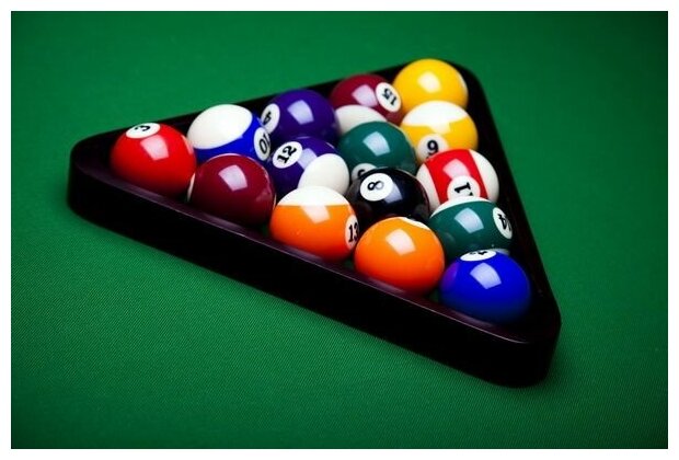 Постер на холсте Бильярд (Billiards) №9 45см. x 30см.