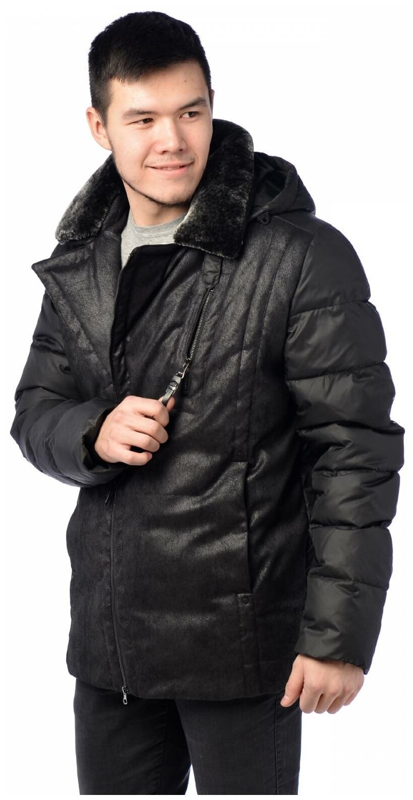 Зимняя куртка мужская CLASNA 0 черный 
