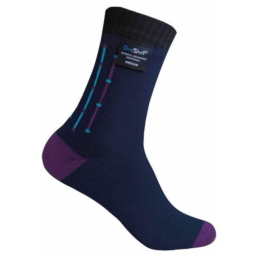 фото Водонепроницаемые носки dexshell «ultra flex socks», полосатый, размер: xl (47-49)