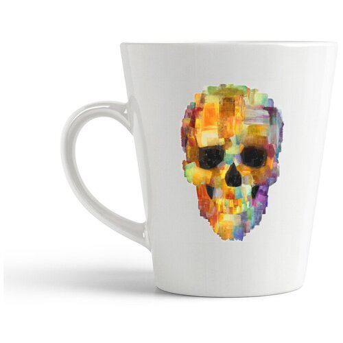 фото Кружка-латте coolpodarok череп из мазков
